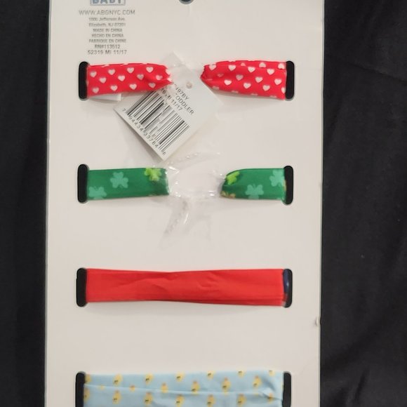 Infant or Toddler 4 Pack of Holiday Adjustable Bow Ties by Rising Star Valentine - Picture 5 of 6